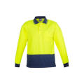 High Visibility Two Tone Polo Shirt with Long Sleeve